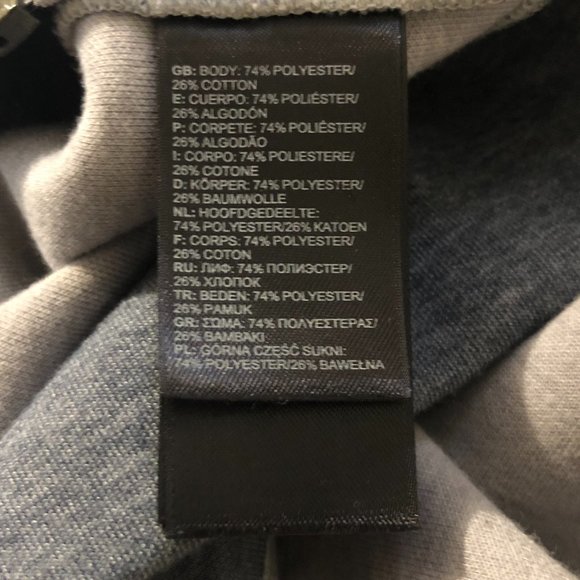 The North Face, zip up lightweight jacket, two-tone grey, mens size large - Picture 5 of 6